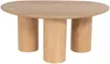Vente-unique - OSINAR Couchtisch Holz, Platte Beige - B 60 cm x H 40 cm x L 90 cm Bild 2