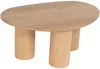 Vente-unique - OSINAR Couchtisch Holz, Platte Beige - B 60 cm x H 40 cm x L 90 cm Bild 4