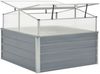 vidaXL Gewächshaus Grau Verzinkter Stahl 100×100×85 cm 42406 Bild 4