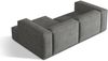 Micadoni Ecksofa Nuria 3-Sitzer Rechts Boucle Graphit Bild 4
