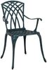 vidaXL Gartenstuhl 2 pcs Grün 53 x 51 x 88,5 cm Aluminium 42002401 Bild 3