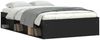 vidaXL Bettgestell Schwarz 120x190 cm 3203895 Bild 5