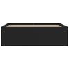 vidaXL Bettgestell Schwarz 120x190 cm 3203895 Bild 4