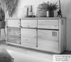 Sideboard 175x85cm "Bergamo" Kernbuche geölt WZ-0159 Bild 3