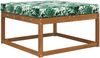 vidaXL Sofakissen für draußen Blattmuster 80 x 80 x 8 cm Polyester 900824 Bild 3