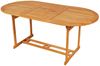 vidaXL 9-tlg. Garten-Essgruppe mit Kissen Massivholz Teak Grau 3059556 Bild 2