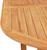 vidaXL 9-tlg. Garten-Essgruppe mit Kissen Massivholz Teak Grau 3059556 Bild 4