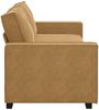vidaXL 3-Sitzer-Sofa Braun 220x78x84 cm Samt 4105037 Bild 5