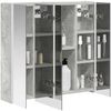 vidaXL Badezimmerspiegelschrank Beton Grau 63,5 x 15,5 x 60,5 cm 889250 Bild 3