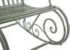CLP Schaukelstuhl Relaxstuhl Smilla, wetterfest für Garten, Metallgestell,antik-grün Bild 5