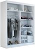Schwebetürenschrank COLIN 2-türig Schrank 180 cm Farbe: Sonoma , schwarz Bild 3