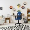 hjh OFFICE Kinderdrehstuhl KID GAME AL Kunstleder Schwarz/Blau Bild 3