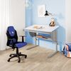 hjh OFFICE Kinderdrehstuhl KID GAME AL Kunstleder Schwarz/Blau Bild 2