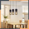 ZMH Esstisch-Pendelleuchte E27 - Moderne LED-Pendelleuchte mit 3 verstellbaren Glühbirnen Bild 2