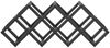 vidaXL Weinregal Schwarz Eichen-Optik 63 x 16,5 x 25 cm 868218 Bild 5