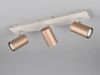 Trio Leuchten 3er Spot Marley GU10 coffee Metall Bild 4