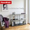 Floordirekt Sideboard Metall Concept Epure MK-018, Standregal Lowboard (Standregal Lowboard), verchromtes Metallgestell, 3 Ablagen, B116×T40×H82 cm Bild 3