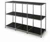 Floordirekt Sideboard Metall Concept Epure MK-018, Standregal Lowboard (Standregal Lowboard), verchromtes Metallgestell, 3 Ablagen, B116×T40×H82 cm Bild 1