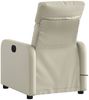 vidaXL Massagesessel Creme Kunstleder 374191 Bild 4