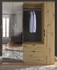 Schuhschrank Line-Up in Eiche 30 x 193 cm Bild 5
