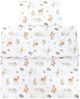 TupTam Kinderbettdecke-Set, Ganzjahresdecke, 2tlg., 1x Bettdecke, 1x Flachkissen, Wald Tiere Braun Beige Fuchs Reh Igel Eichhörnchen, 135x100 cm Bild 3