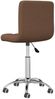 vidaXL Esszimmerstuhl Drehbar Braun Stoff, Drehbar [3087534] Bild 3