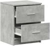 vidaXL Nachttisch mit 2 Schubladen Betongrau 40x36x50 cm 858791 Bild 5