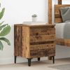 vidaXL Nachttisch 2 pcs Altholz 40 x 35 x 50 cm Holzwerkstoff 871919 Bild 4