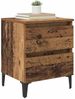 vidaXL Nachttisch 2 pcs Altholz 40 x 35 x 50 cm Holzwerkstoff 871919 Bild 3
