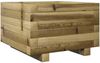 vidaXL Pflanzkübel 40x40x26,5 cm Kiefernholz Imprägniert 847292 Bild 2