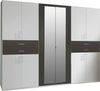 Kleiderschrank Taiga Drehtürenschrank mit Spiegel Ausführung weiß Bild 4