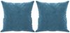 vidaXL 2-Sitzer-Sofa mit Zierkissen Blau 140 cm Samt 3200954 Bild 5