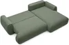 Vente-unique - MONELIA Sofa Stoff Grün - B 167 cm x H 81 cm x L 270 cm Bild 4