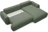 Vente-unique - MONELIA Sofa Stoff Grün - B 167 cm x H 81 cm x L 270 cm Bild 5