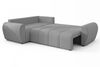 AX LIVING Malatya L Ecksofa mit Schlaffunktion Sofa Hellgrau 235 cm L Bild 5