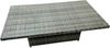 Fimous 8 Sitzer Outdoor Hoher Rücken Rattan Höhenverstellbarer Esstisch Ecksofa Set Gartenmöbel Set Dunkelgrau gemischt Links Hund Bild 4