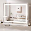 Dripex Schminkspiegel Hollywood Make-up Spiegel mit 3 Farblichtmodi USB Anschluss Bild 5