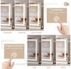 Dripex Schminkspiegel Hollywood Make-up Spiegel mit 3 Farblichtmodi USB Anschluss Bild 2