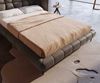 Polsterbettgestell Capujo 140x200 cm Mikrofaser Taupe Vintage Bild 5