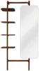 Vente-unique - ZORVINA Regal Holz, Platte Braun - B 26,5 cm x H 189 cm x L 104 cm Bild 2