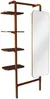 Vente-unique - ZORVINA Regal Holz, Platte Braun - B 26,5 cm x H 189 cm x L 104 cm Bild 3