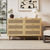 Kommode mit Schubladen, 120/40/76,5 cm, Schubladenkommode, Schubkastenkommode, Mehrzweckschrank Bild 2