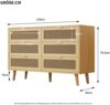 Kommode mit Schubladen, 120/40/76,5 cm, Schubladenkommode, Schubkastenkommode, Mehrzweckschrank Bild 5