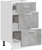vidaXL Unterschrank Lyon Betongrau 40x46x81,5 cm Holzwerkstoff 854214 Bild 5