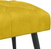 vidaXL Bank mit Knopfheftung Gelb 80 x 40 x 46 cm Samt 42038564 Bild 3