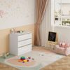 WOLTU Kommode mit 3 Schubladen, Schubladenkommode, Sideboard, Kommodenschrank für Schlafzimmer Wohnzimmer Flur Badezimmer, Kommode modern, 80 x 78 x 48 cm Bild 2