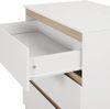 WOLTU Kommode mit 3 Schubladen, Schubladenkommode, Sideboard, Kommodenschrank für Schlafzimmer Wohnzimmer Flur Badezimmer, Kommode modern, 80 x 78 x 48 cm Bild 4