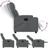 vidaXL Massagesessel Relaxsessel Grau Kunstleder 3205598 Bild 5