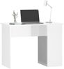 vidaXL Schreibtisch Hochglanz-Weiß 100x55x75 cm Holzwerkstoff 823026 Bild 3