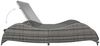 vidaXL Doppel-Sonnenliege mit Auflage Poly Rattan Anthrazit 49495 Bild 4